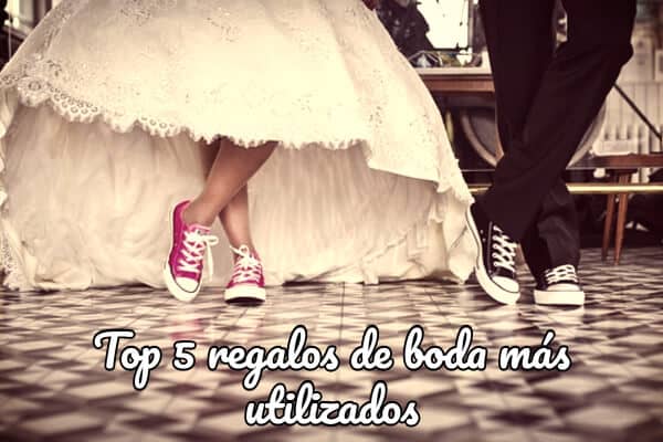 Top 5 regalos de boda más utilizados